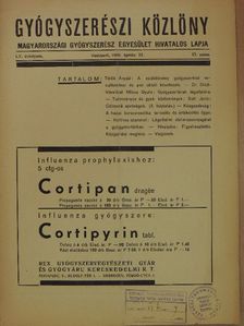 Dr. Diód-Várallyai Miksa Gyula - Gyógyszerészi Közlöny 1939. április 15. [antikvár]