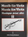 C. M. Weber - Musik für viola/Music for viola/Musique pour alto II. [antikvár]