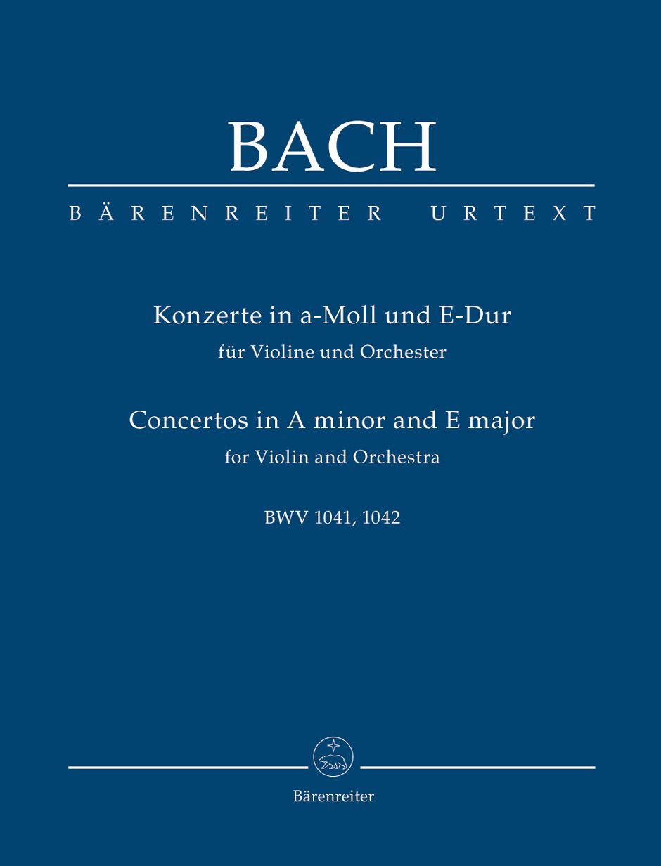 J. S. Bach - KONZERTE IN a-MOLL UND E-DUR FÜR VIOLINE UND ORCHESTER TASCHENPARTITUR
