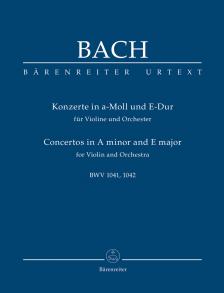 J. S. Bach - KONZERTE IN a-MOLL UND E-DUR FÜR VIOLINE UND ORCHESTER TASCHENPARTITUR
