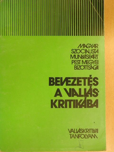 Balló István - Bevezetés a valláskritikába [antikvár]