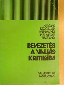 Balló István - Bevezetés a valláskritikába [antikvár]