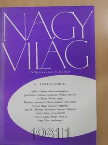 Bajomi Lázár Endre - Nagyvilág 1981. január [antikvár]