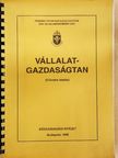 Bittsánszky Géza - Vállalatgazdaságtan [antikvár]