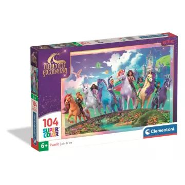Clementoni: Unikornis akadémia - 104 darabos puzzle