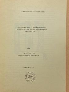 Falvy Zoltán - Összehasonlitó zenei és müvelődéstörténeti vizsgálatok a világi monódia első hangjegyes emlékei alapján [antikvár]