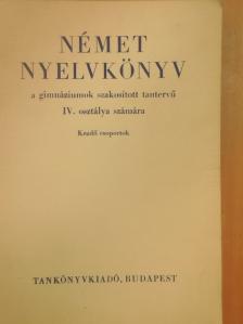 Dr. Fülei-Szántó Endre - Német nyelvkönyv IV. [antikvár]