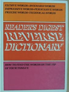 Reverse Dictionary [antikvár]