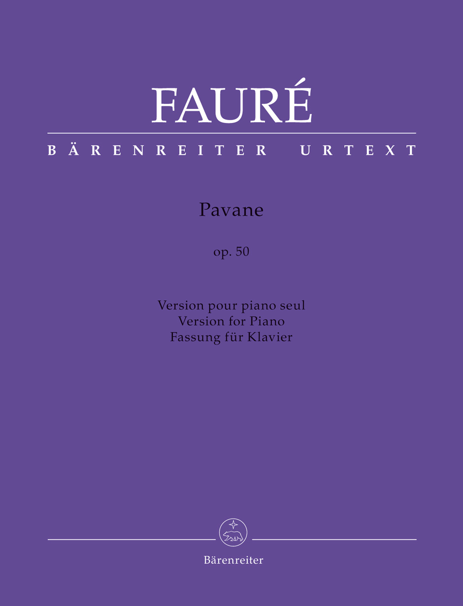 FAURÉ - PAVANE OP.50. VERSION POUR PIANO SEUL
