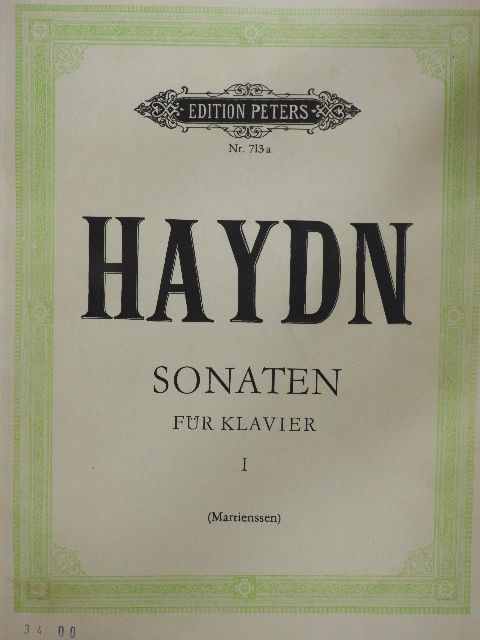 Joseph Haydn - Sonaten für Klavier zu zwei Händen I. [antikvár]