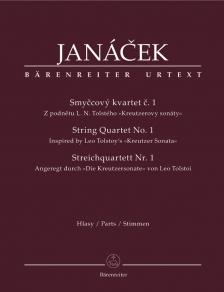 JANÁCEK - STRING QUARTET NO.1, PARTS URTEXT (L.FALTUS/M.STEDRON)