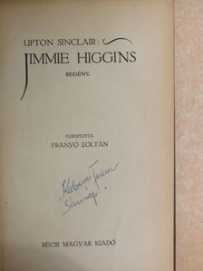 Upton Sinclair - Jimmie Higgins [antikvár]