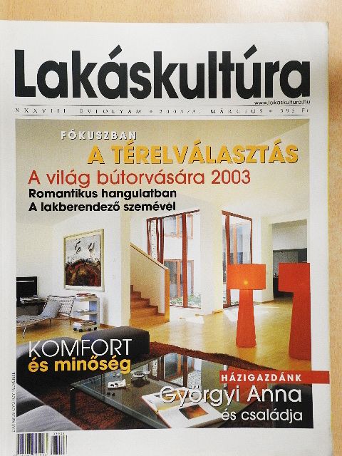 Lakáskultúra 2003. március [antikvár]