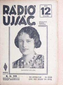 Farkas Imre - Rádió Ujság 1935. július 14-20. [antikvár]