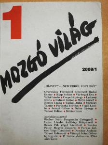 Bächer Iván - Mozgó Világ 2009. január [antikvár]