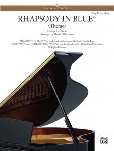 GERSHWIN - RHAPSODY IN BLUE (TEHEME) EASY PIANO DUET (ARR. H. KLARMANN)