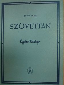 Dr. Törő Imre - Szövettan [antikvár]
