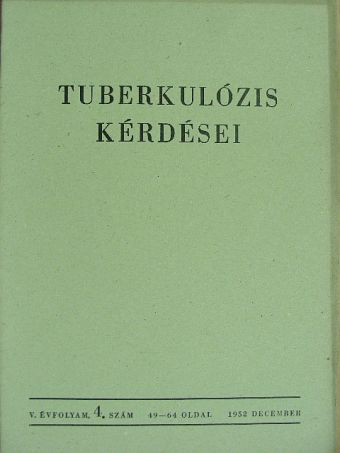 A. T. Chazanov - Tuberkulózis Kérdései 1952. december [antikvár]
