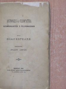 Shakespeare - Antonius és Cleopatra [antikvár]