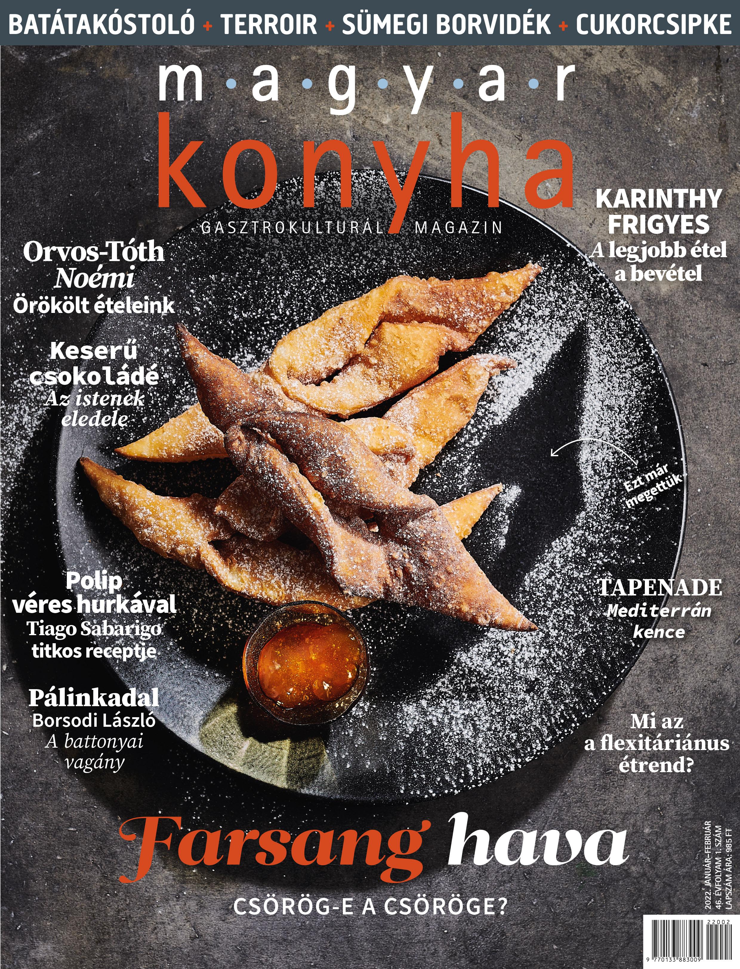 Magyar Konyha - Magyar Konyha 2022. január -február 46. évfolyam 1-2. szám