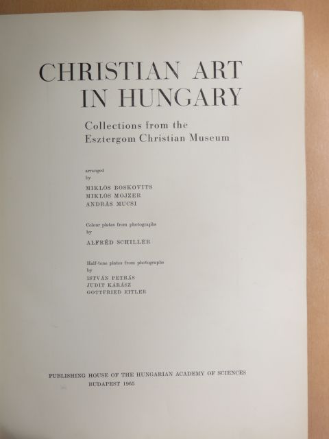 Christian Art in Hungary [antikvár]