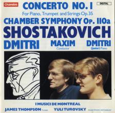 SHOSTAKOVICH - PIANO CONCERTO NO.1  CD TUROVSKY