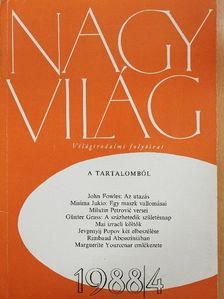 Alain Borer - Nagyvilág 1988. április [antikvár]