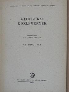 Ádám Antal - Geofizikai Közlemények 1964/4. [antikvár]