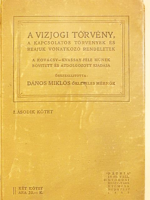 A vizjogi törvény II. [antikvár]