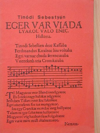 Tinódi Sebestyén - Eger vár viadaljáról való ének [antikvár]