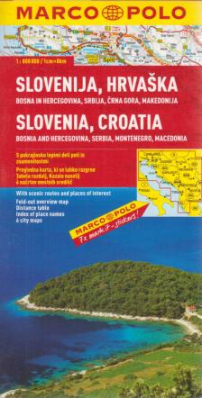 Slovenia, Croatia 1: 800 000 [antikvár]