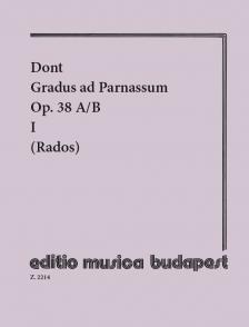 DONT,J. - GRADUS AD PARNASSUM OP.38 A/B II.GYAKORLATOK MÁSODIK HEGEDŰ KISÉRETTEL