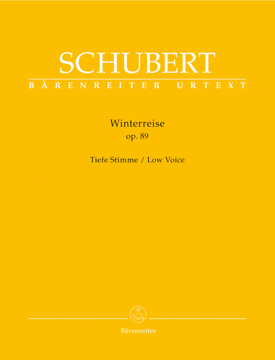 SCHUBERT - WINTERREISE OP.89 TIEFE STIMME (DÜRR)