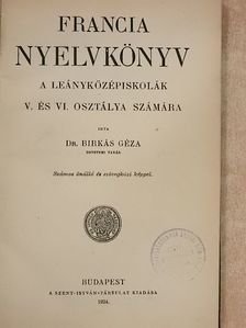 Birkás Géza - Francia nyelvkönyv [antikvár]