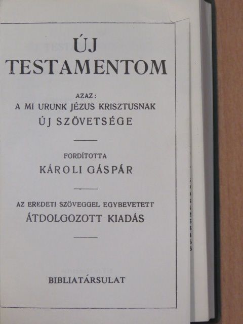 Új Testamentom [antikvár]