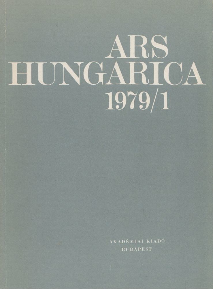 TÍMÁR ÁRPÁD - Ars Hungarica 1979/1 [antikvár]