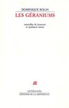 ROLIN, DOMINIQUE - Les géraniums [antikvár]