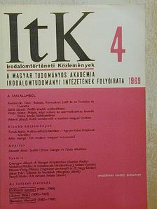 Agárdi Péter - Irodalomtörténeti Közlemények 1969/4. [antikvár]