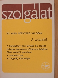 Albert István - Szolgálat 1981. Karácsony [antikvár]