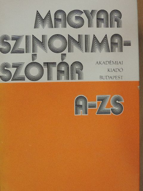 O. Nagy Gábor - Magyar szinonimaszótár [antikvár]