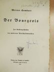 Werner Sombart - Der Bourgeois (gótbetűs) [antikvár]