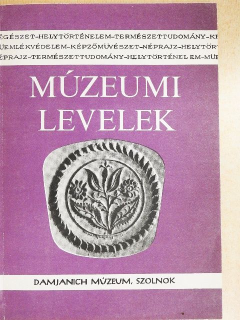 Dienes Márton - Múzeumi levelek 59-60. [antikvár]