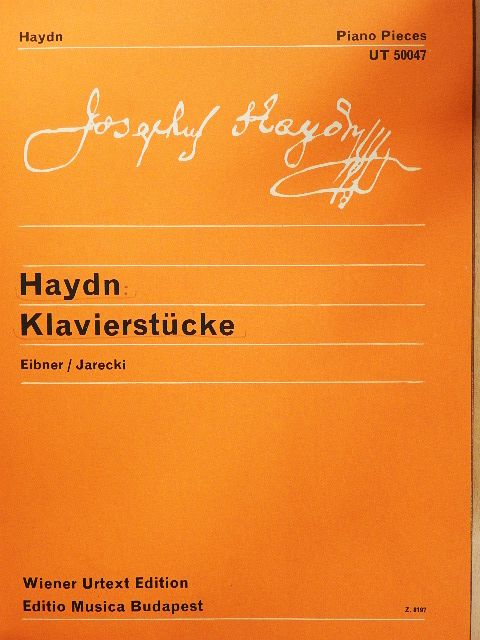 Joseph Haydn - Klavierstücke [antikvár]