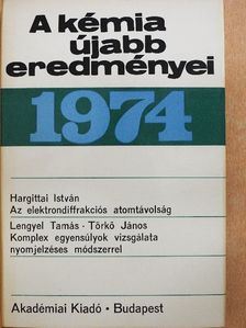 Hargittai István - A kémia újabb eredményei 21. [antikvár]
