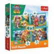 Trefl: Mesék a Dínó-szigetről puzzle - 4 az 1-ben
