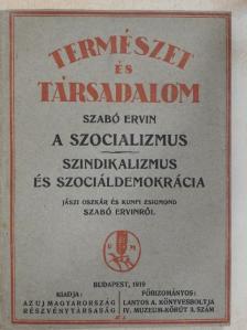 Szabó Ervin - A szocializmus/Szindikalizmus és szociáldemokrácia [antikvár]