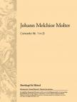 MOLTER, J.M. - CONCERTO NO.1 MWV IV,12 FOR SOLO TRUMPET, STRINGS & CONTINUO SCORE & PARTS