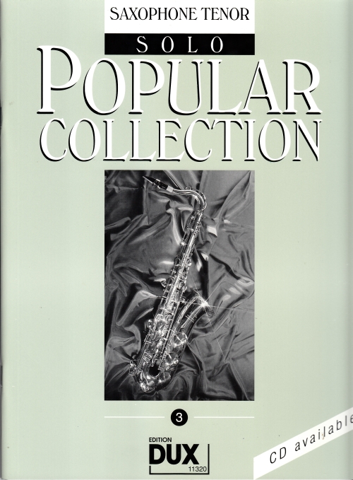 POPULAR COLLECTION 3 SAXOPHONE TENOR SOLO