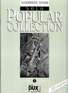 POPULAR COLLECTION 3 SAXOPHONE TENOR SOLO
