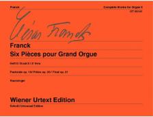 Franck - SIX PIECES POUR GRAND ORGUE HEFT II (KAUNZINGER) WIENER URTEXT EDITION